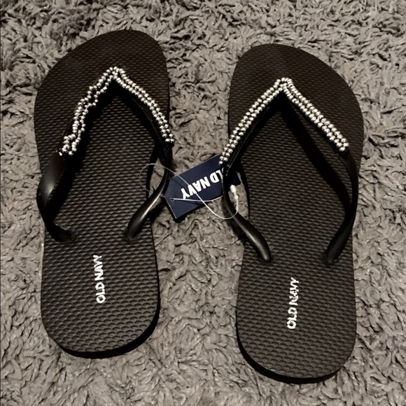 Rhinestoned Flip Flops - Picture 2 of 3